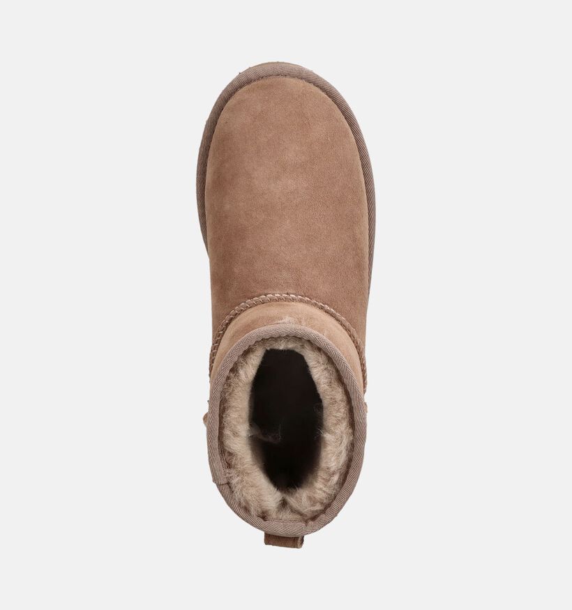 Laurent David Classic Bottines en Taupe pour femmes (382388)
