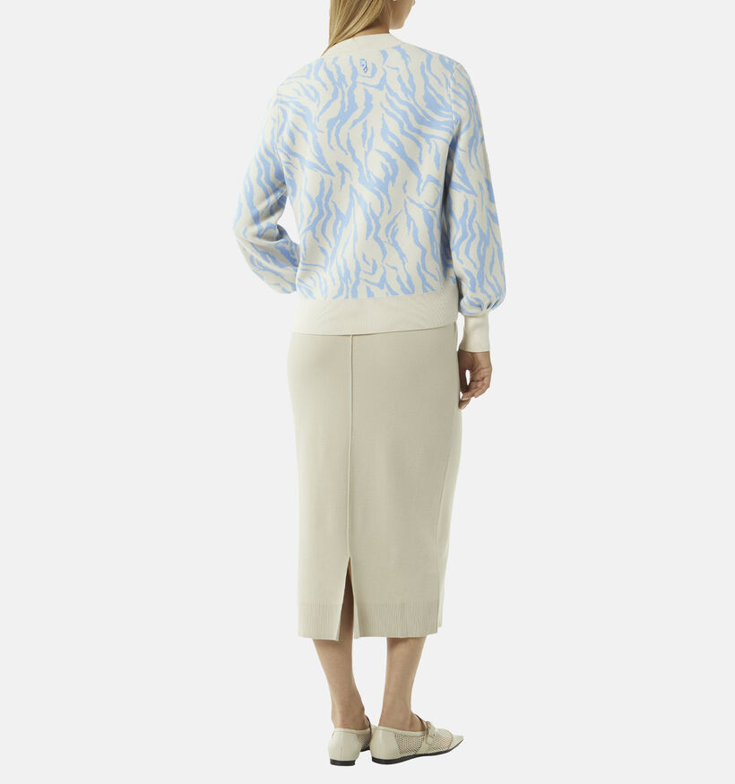 comma casual identity Blauwe Gebreide trui voor dames (348446)