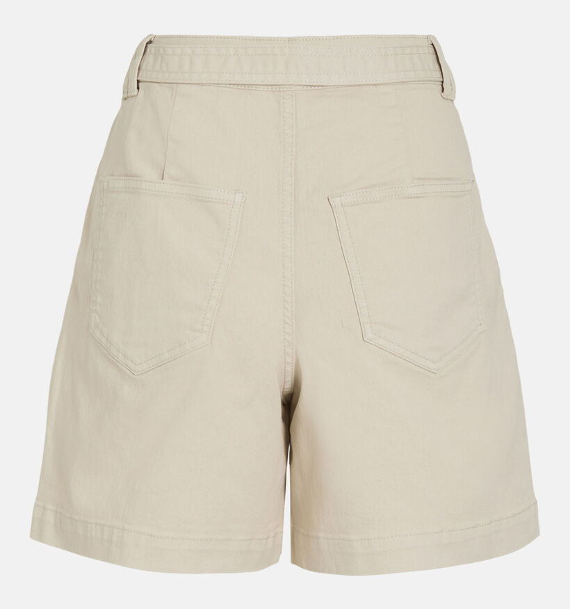 Vila Ola Denim Lichtbeige Short voor dames (369455)