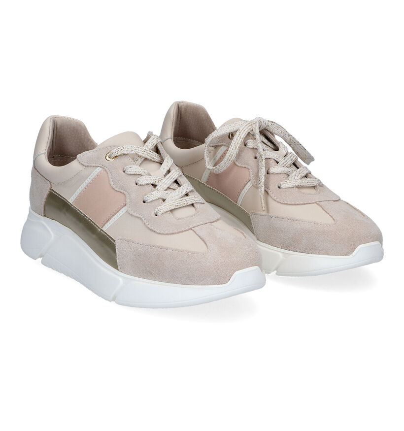 Tango Yasmine Beige Sneakers voor dames (307998) - geschikt voor steunzolen