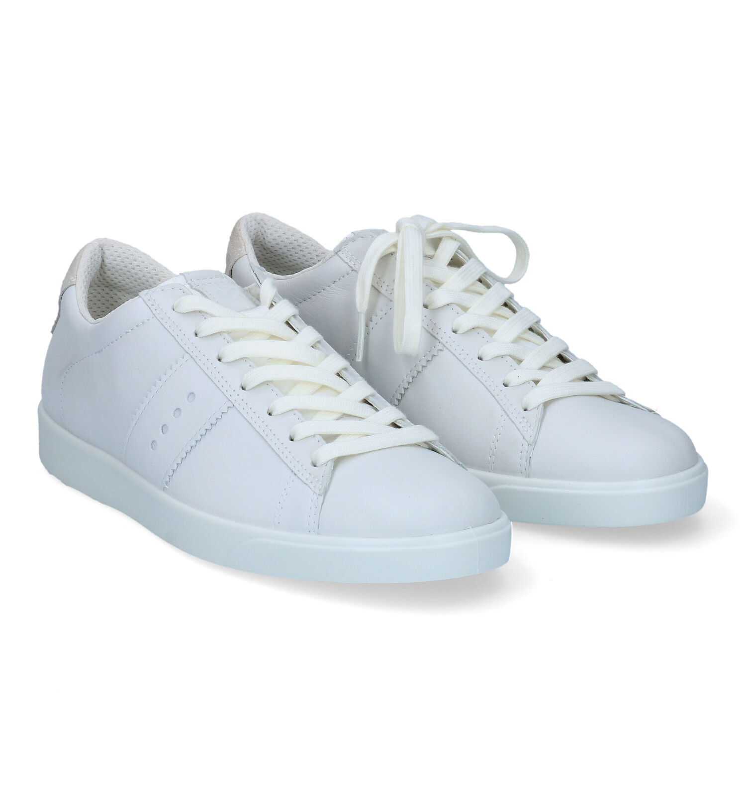 Ecco Street Lite Witte Sneakers Dames Sneakers Online op TORFS.BE