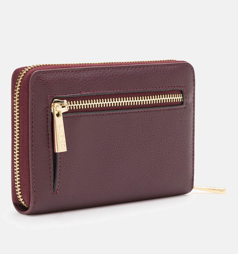 L.Credi Filippa Bordeaux Ritsportemonnee voor dames (347527)