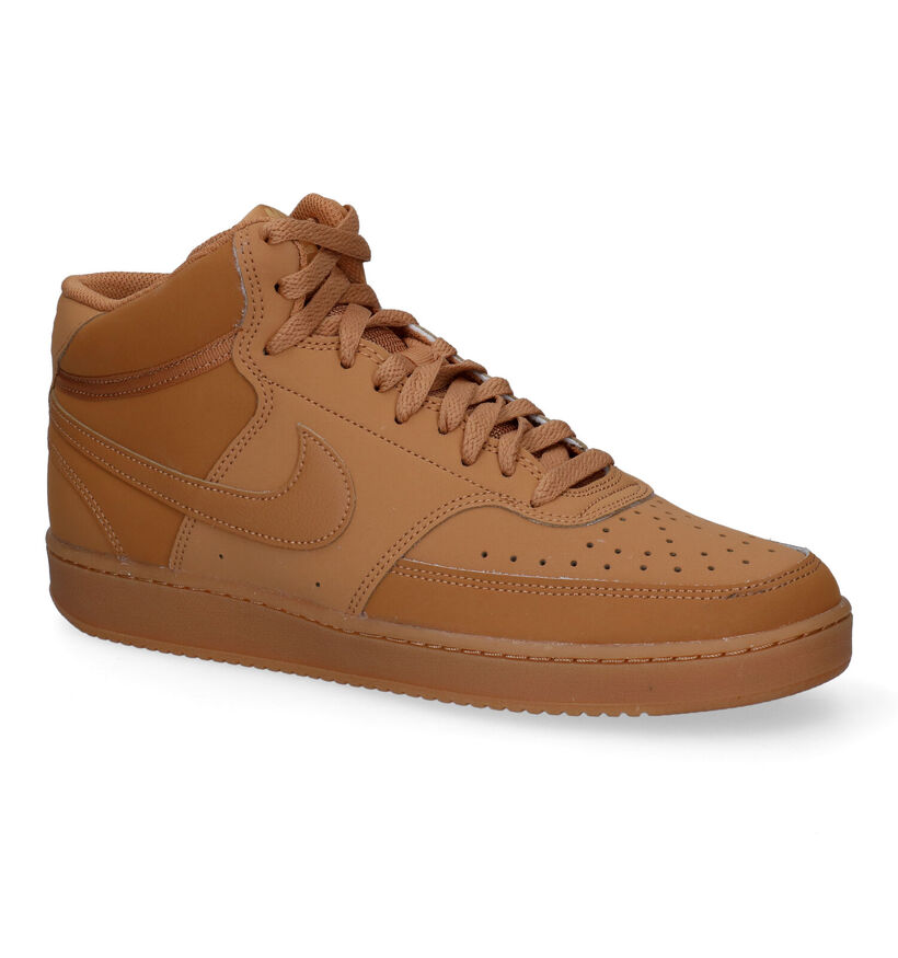 Nike Court Vision Mid Next Nature Zwarte sneakers voor heren (332319)