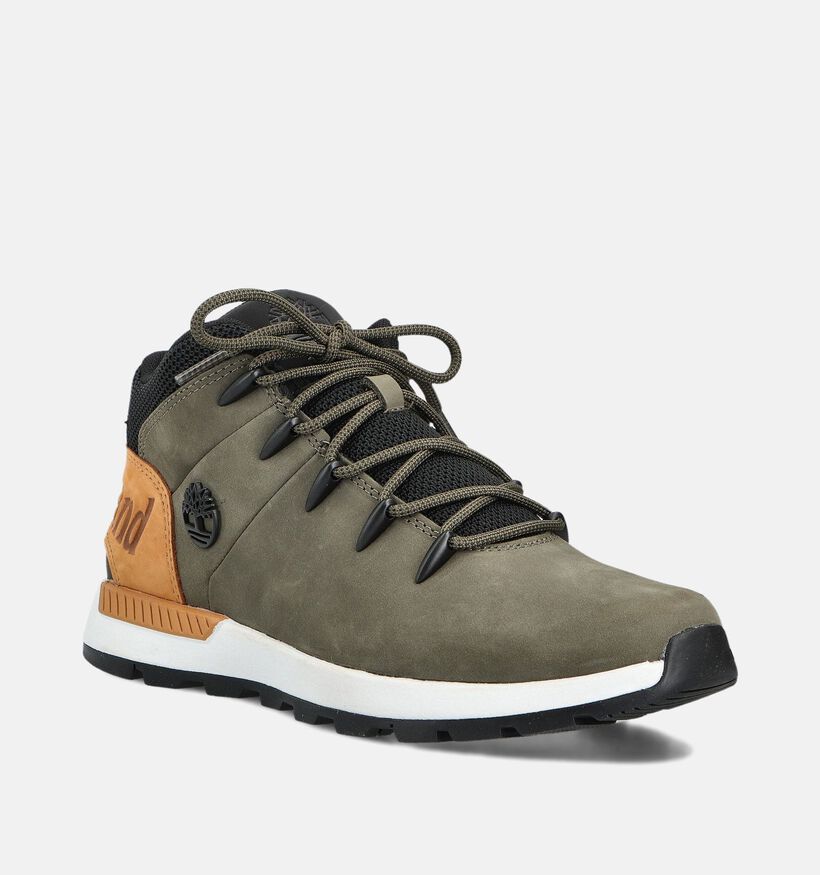 Timberland Sprint Trekker Mid Kaki Boots voor heren (360547) - geschikt voor steunzolen