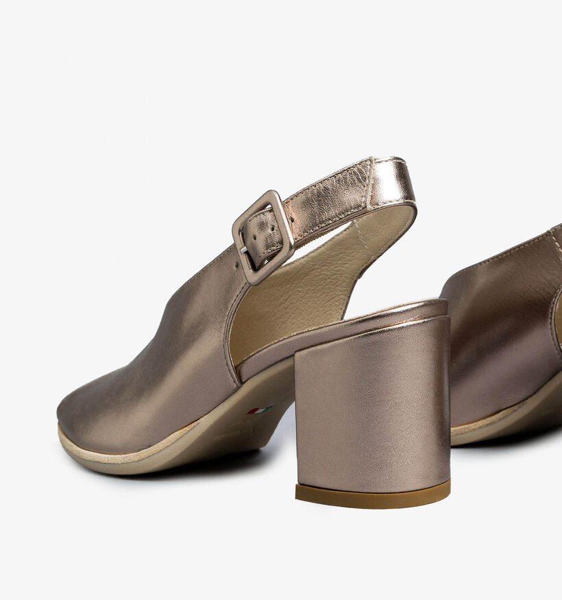 NeroGiardini Sandales à talons en Or pour femmes (356022)
