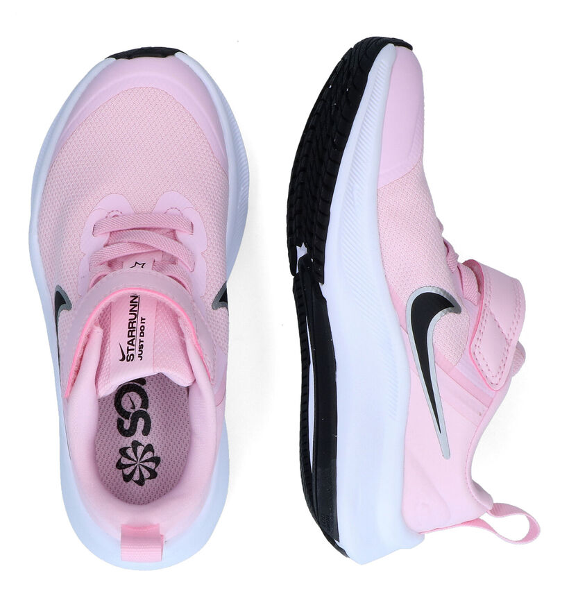 Nike Star Runner 3 Baskets en Rose pour filles (302090)