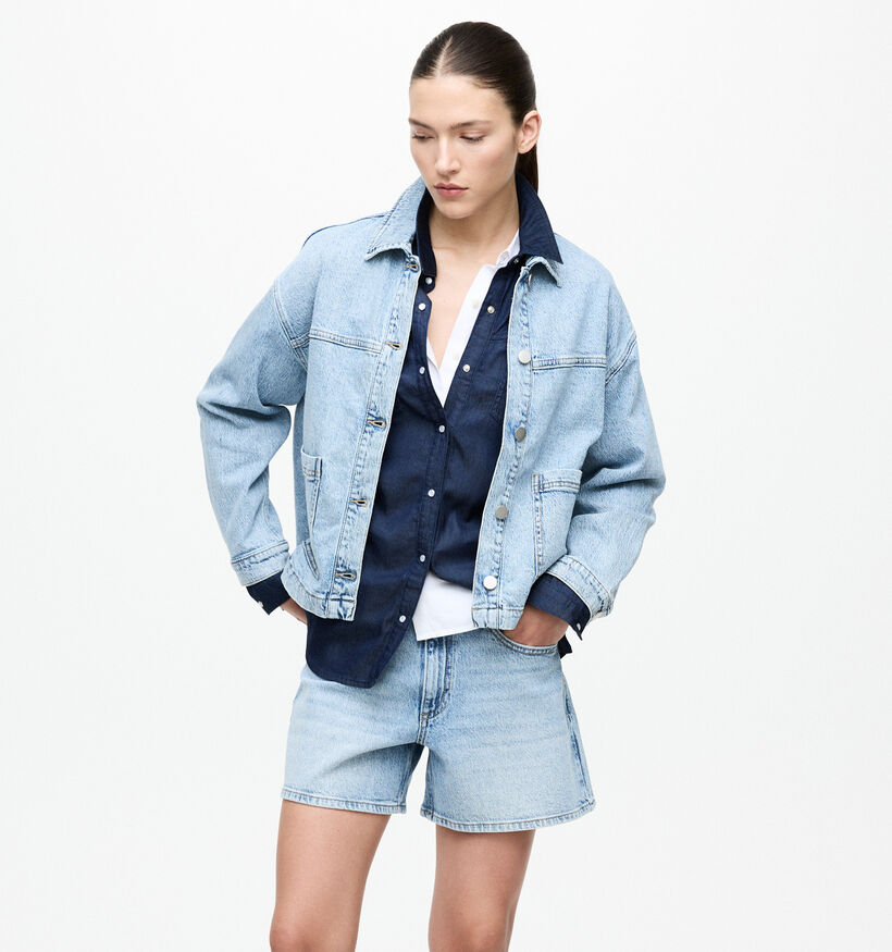 Vila Jaf Short en Bleu pour femmes (368120)