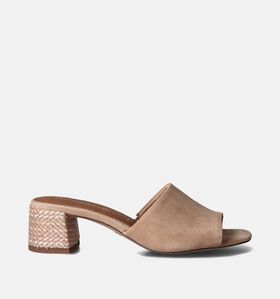 Tamaris Mules avec talon carré en Brun pour femmes (354342)