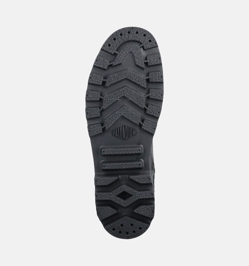 Palladium Pampa Zwarte Boots met Veter en Rits voor heren (378425)