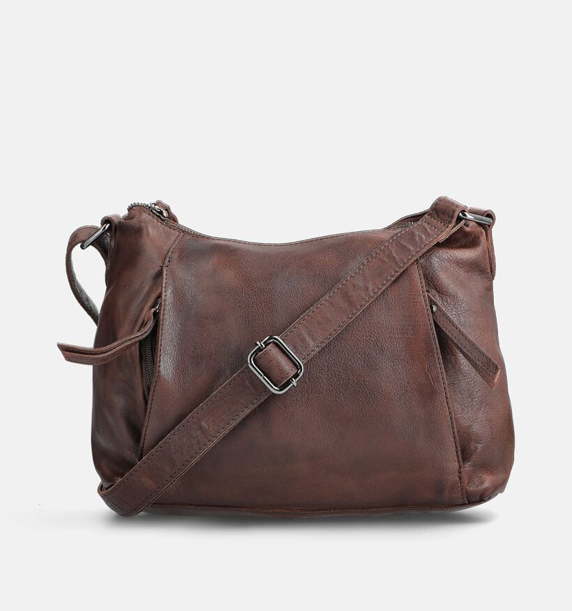 Bear Design Donkerbruine Schoudertas voor dames (382152)