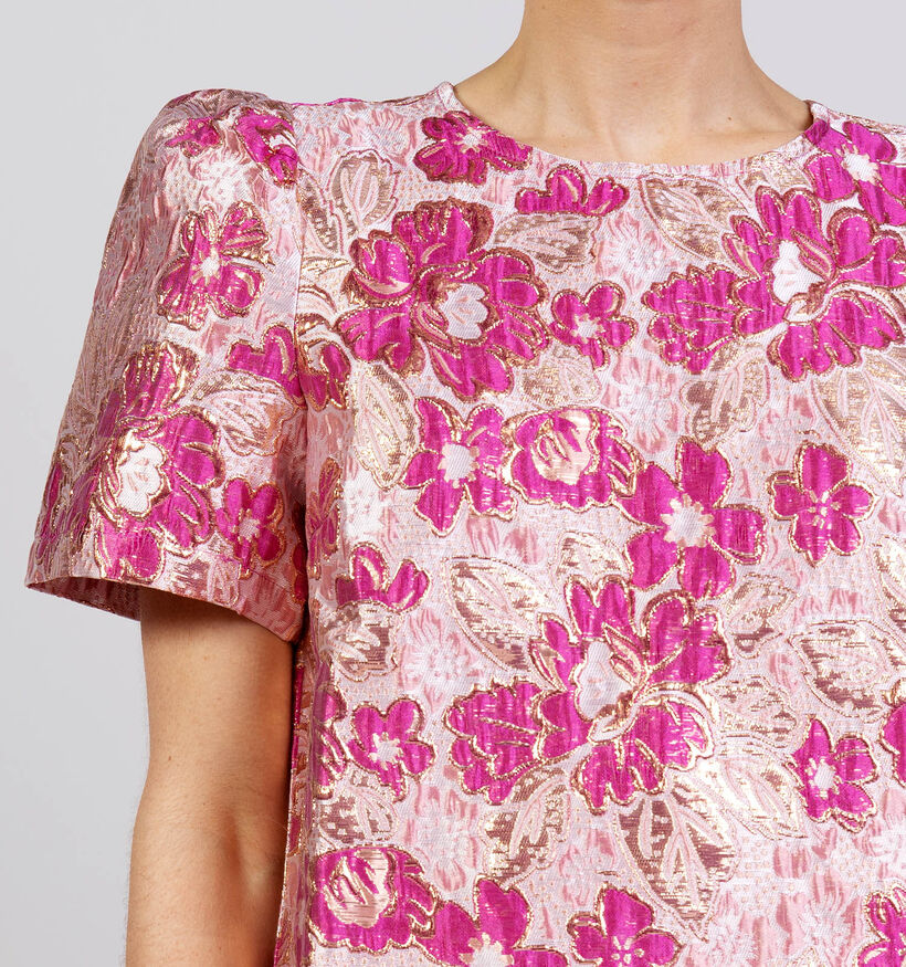 Pieces Amelia Jacquard Roze Top voor dames (374201)