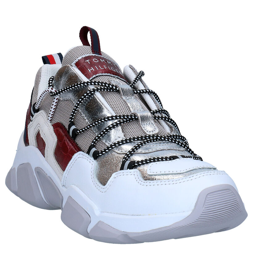 Tommy Hilfiger Chunky Baskets en Argent en cuir (279978)