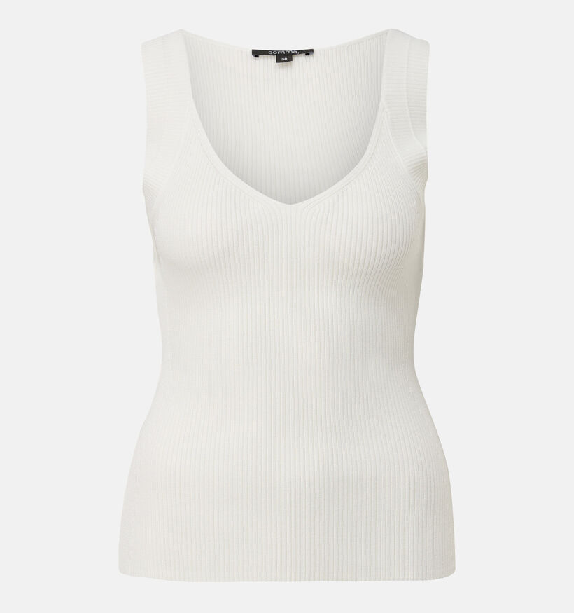 comma witte Top voor dames (327321)