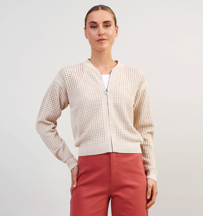 Expresso Grijze Knit Cardigan voor dames (356918)