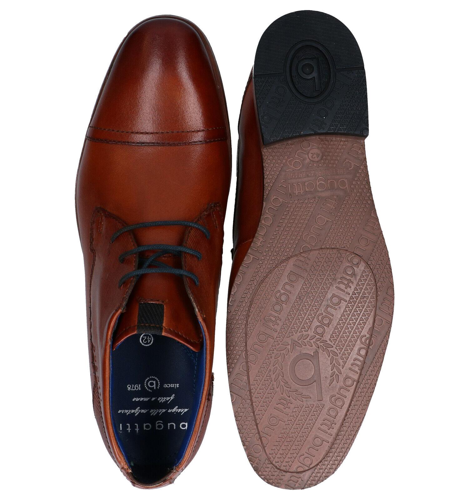 Bugatti Chaussures classiques en Cognac Hommes Chaussures