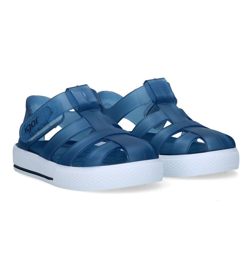 Igor Chaussures d'eau en Bleu pour filles, garçons (340872) - pour semelles orthopédiques