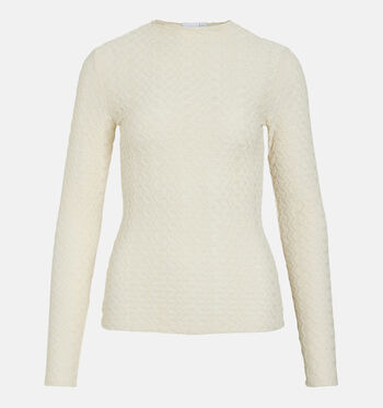 Vila T-shirts Zwart/Beige
