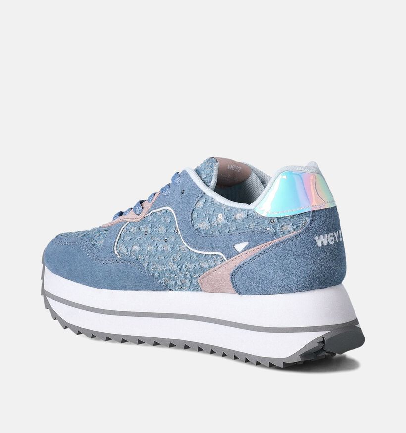 W6YZ Deva Sneakers Blauw voor dames (357483) - geschikt voor steunzolen