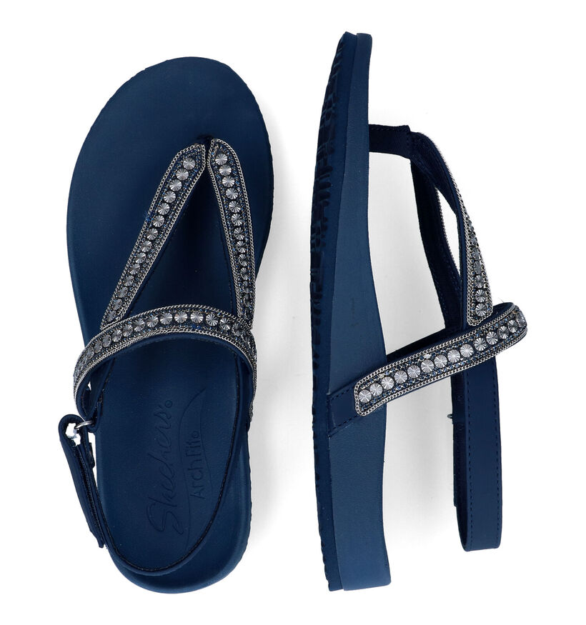 Skechers Arch Fit Meditation Zwarte Sandalen voor dames (305306)