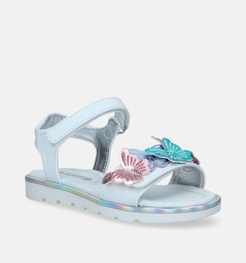 Asso Sandales en Blanc pour filles (356696)