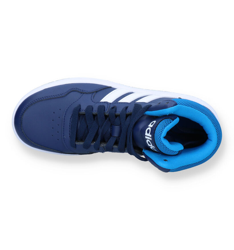 adidas Hoops Mid 3.0 Baskets en Bleu pour filles, garçons (326855)