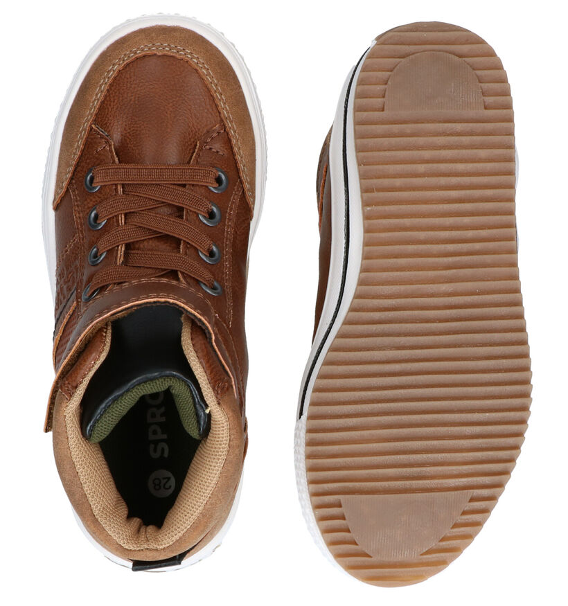 Sprox Grijze Hoge Schoenen in kunstleer (297273)