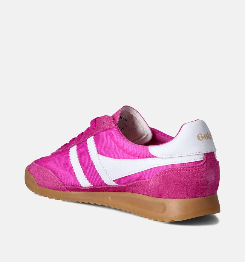 Gola Tornado CLB623 Baskets en Fuchsia pour femmes (351175) - pour semelles orthopédiques