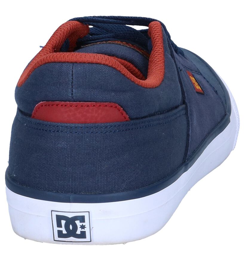 DC Shoes Skate sneakers en Bleu foncé en simili cuir (198606)