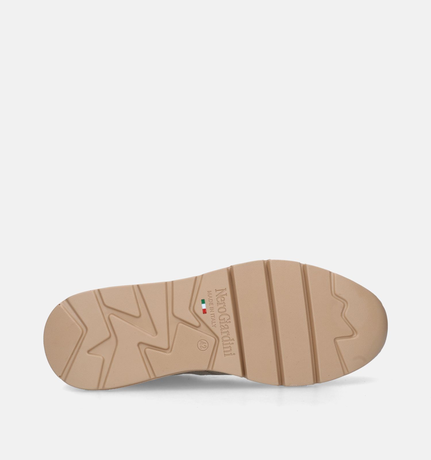 NeroGiardini Beige Veterschoenen Heren Lage schoenen Online op TORFS.BE