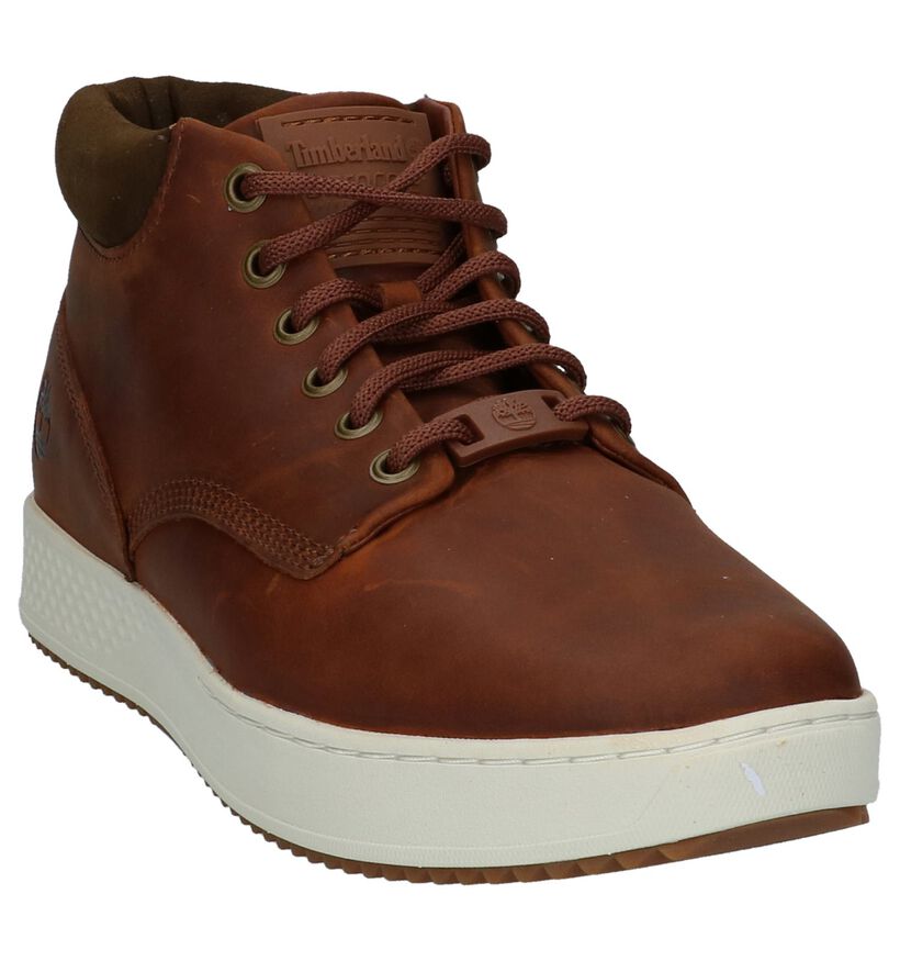 Timberland Cityroam Cupsole Chaussures hautes en Cognac en cuir (253694)