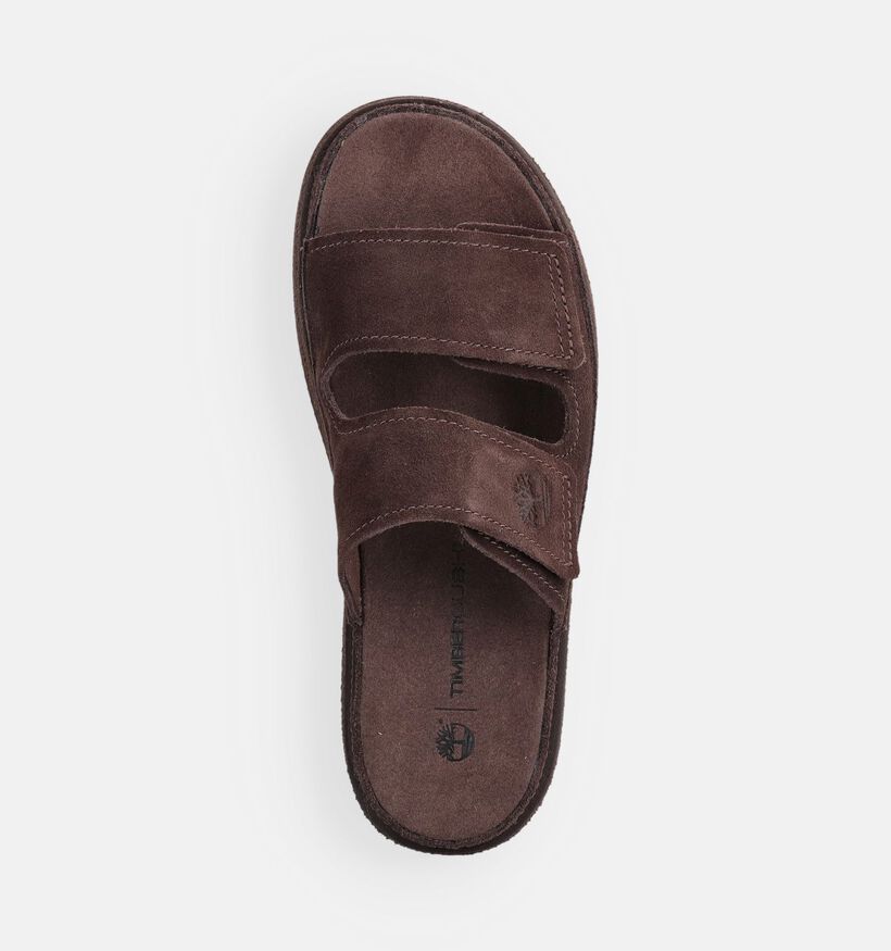 Timberland Casco Cove Nu-pieds en Brun fonc&eacute; pour hommes (369227)