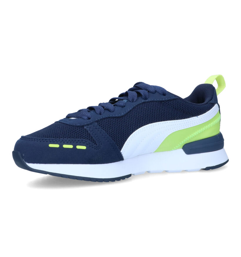 Puma R78 Blauwe Sneakers voor meisjes, jongens (318751) - geschikt voor steunzolen