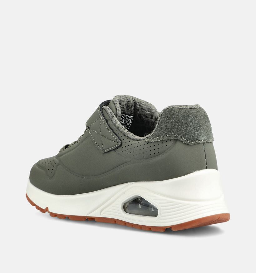 Skechers Uno Gen1 Baskets basses en Vert kaki pour filles, gar&ccedil;ons (376861)