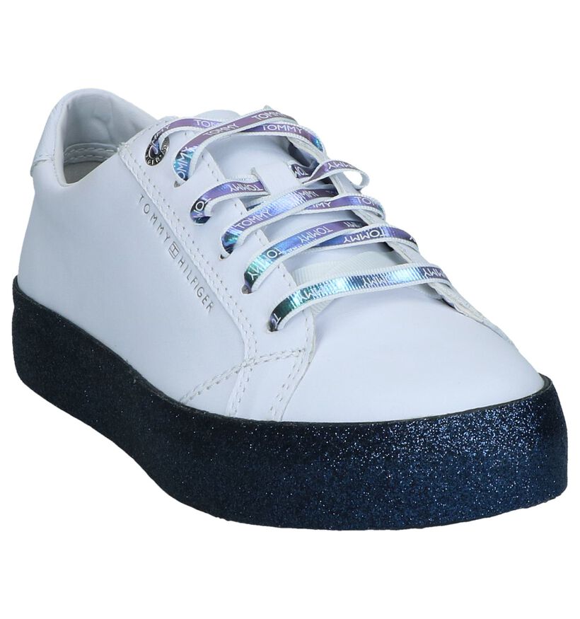 Witte Sneakers Tommy Hilfiger Glitter in kunstleer (241750)