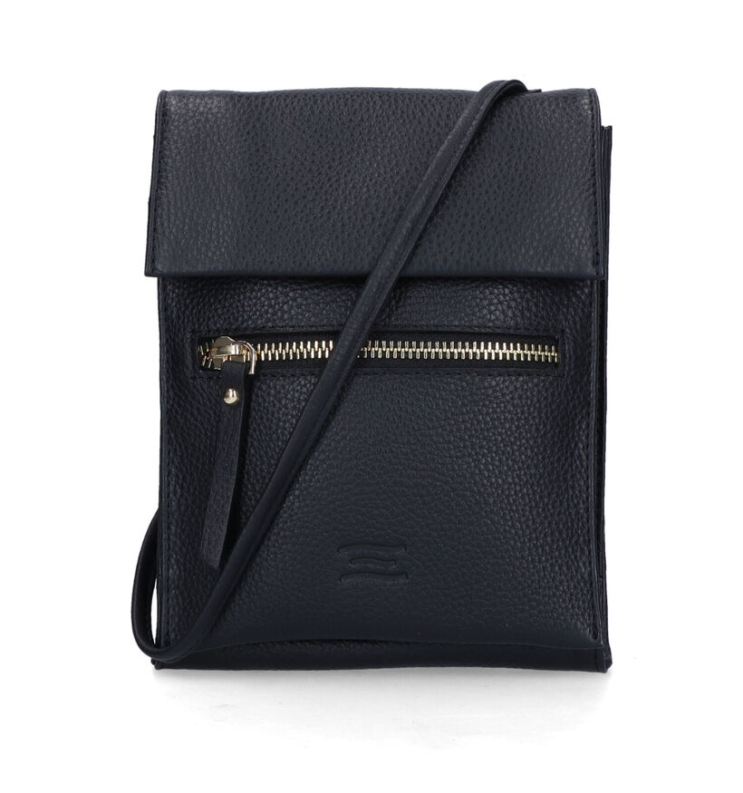 Crinkles Zwarte Crossbody Tas voor dames (324999)