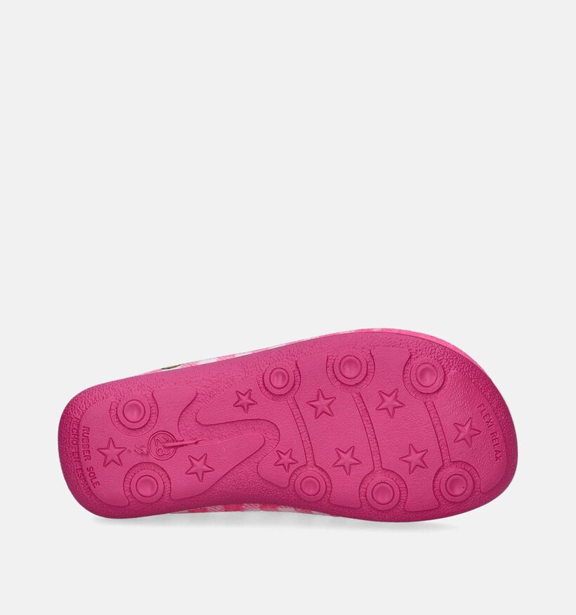 Milo & Mila Fuchsia Pantoffels met unicorn voor meisjes (348671)