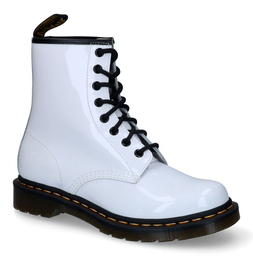 Dr. Martens 1460 Bottines en Mauve en verni (303591)