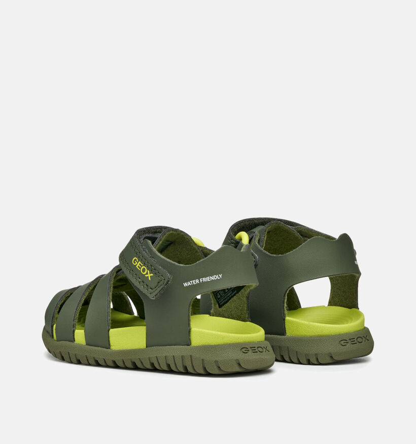 Geox Fusbetto Sandales pour bébé en Vert pour garçons (356379)