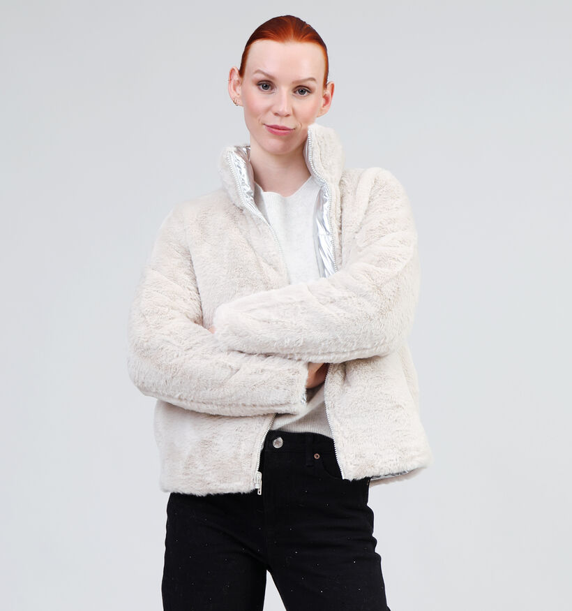 Vero Moda Upsala Zilveren Puffer jas voor dames (344073)
