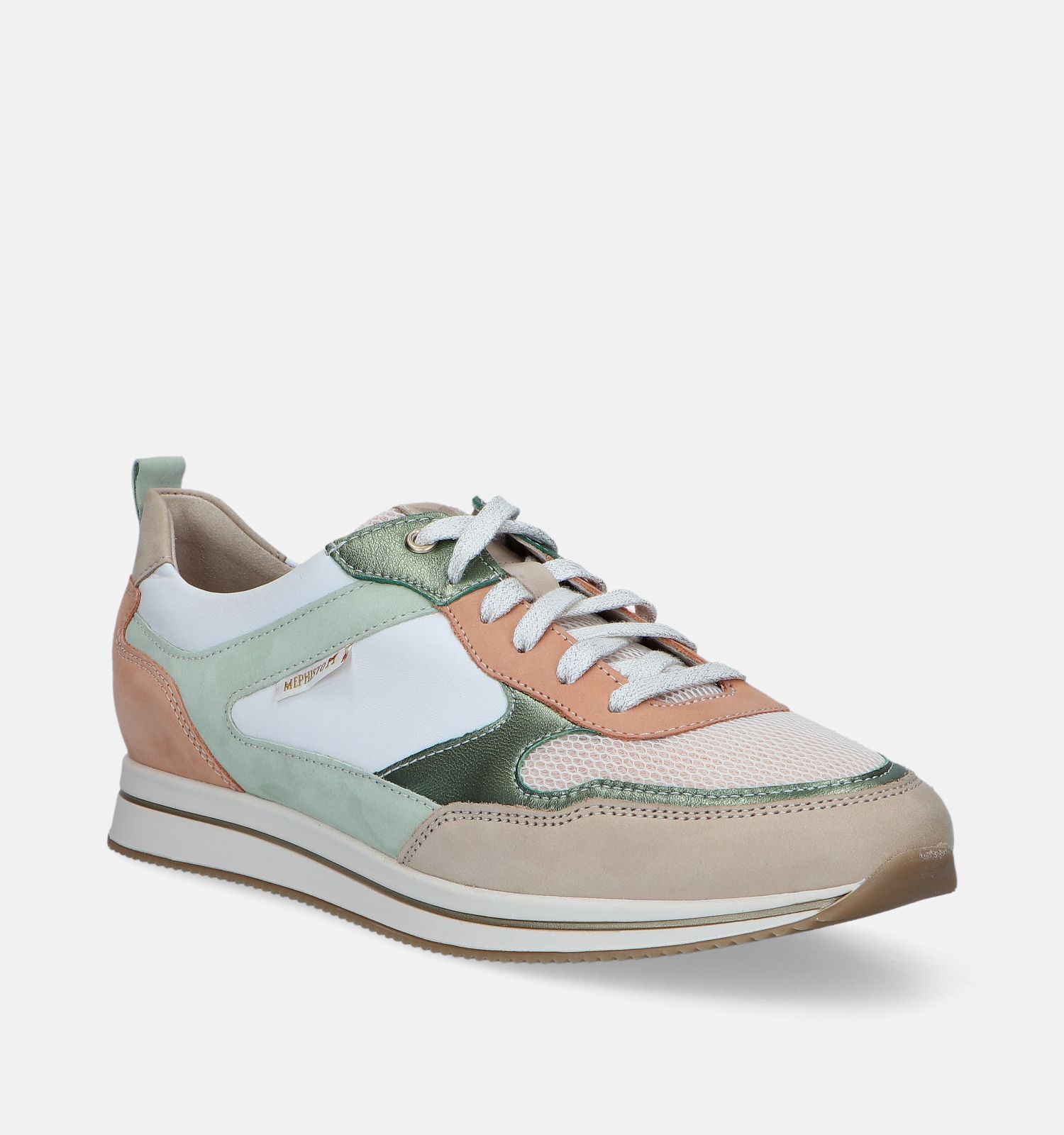 Mephisto Lydie Beige Sneakers Dames Sneakers Online op TORFS.BE
