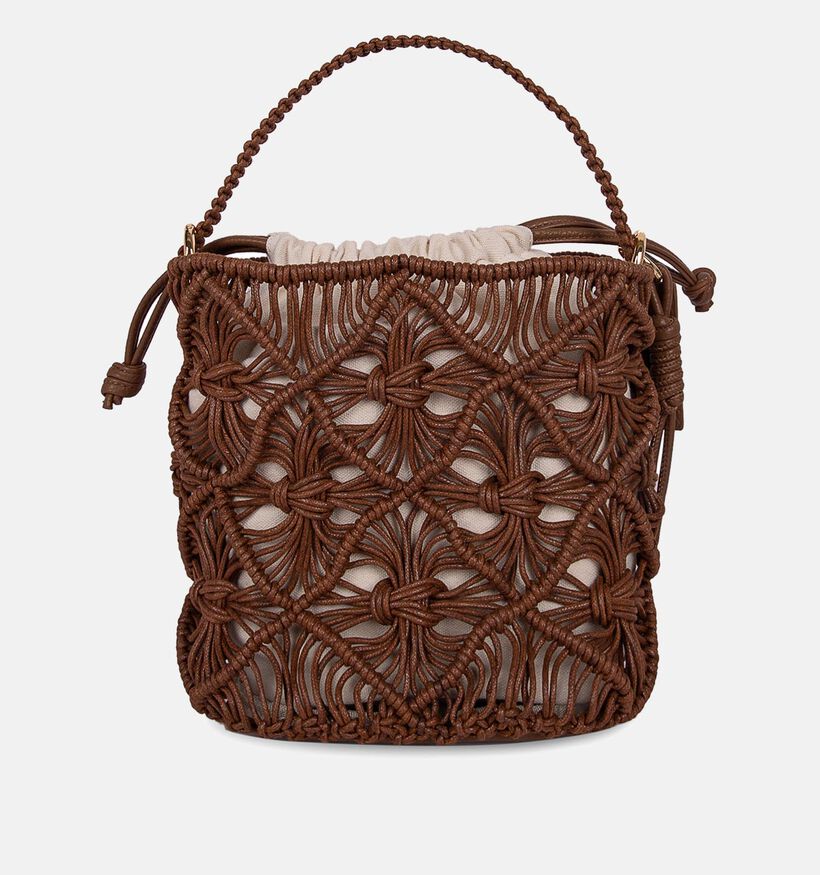 Laurent David Donkerbruine Bucket Bag voor dames (373972)