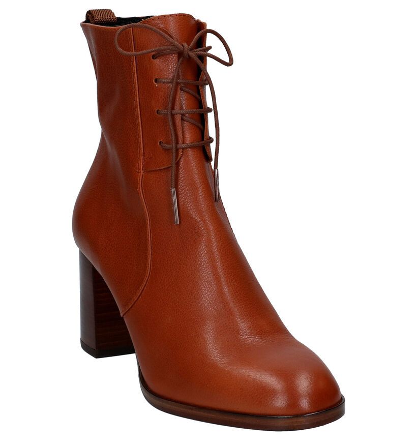 Zinda Bottines à lacets en Cognac en cuir (298900)