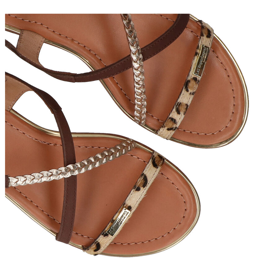 Les Tropeziennes Horsou Sandales en Marron en cuir (291214)