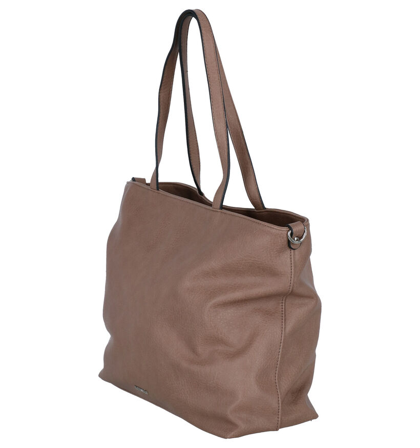 Emily & Noah Cabas bag in bag en Brun en simili cuir (282180)