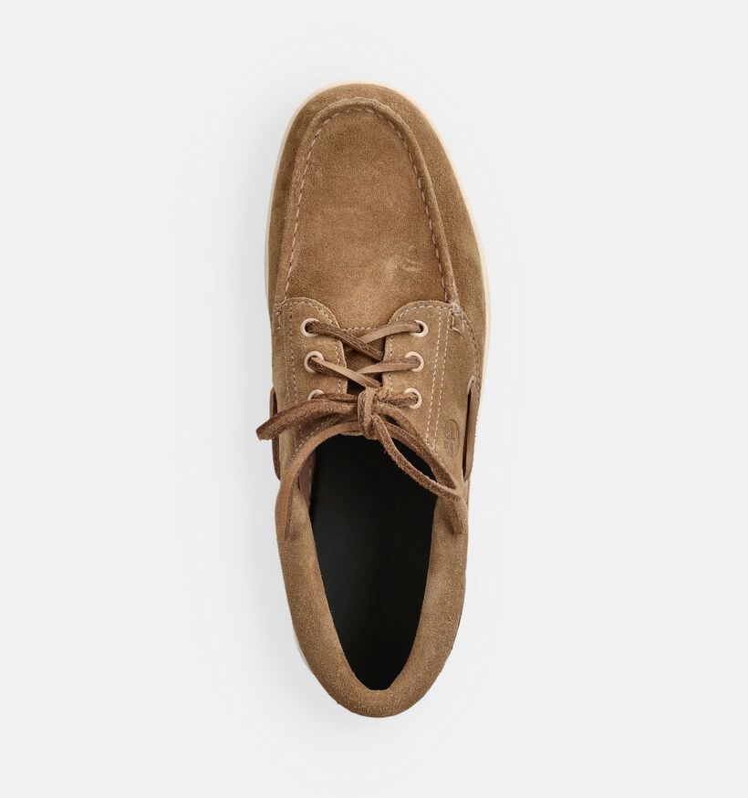 Timberland Portofino Pier Donkerbeige Bootschoenen voor heren (369222) - geschikt voor steunzolen