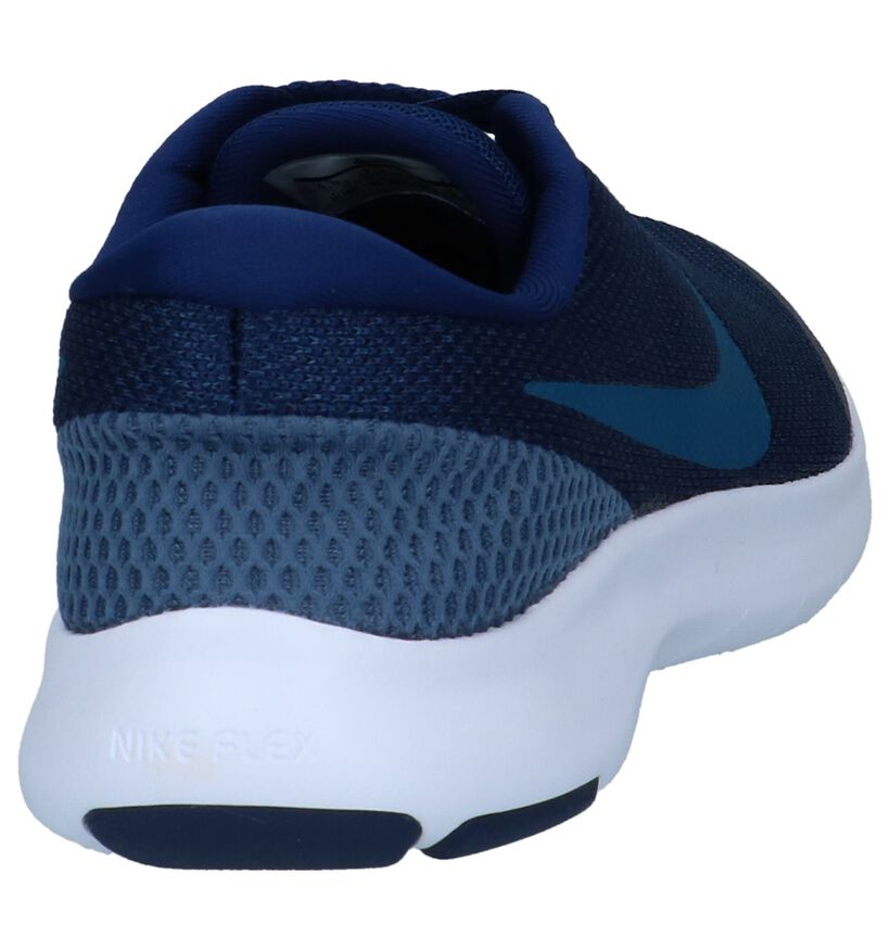 Nike Flex Experience Donkerblauwe Lage Sneakers in stof (234107)