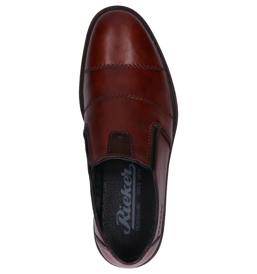 Rieker Chaussures slip-on en Cognac en cuir (277691)