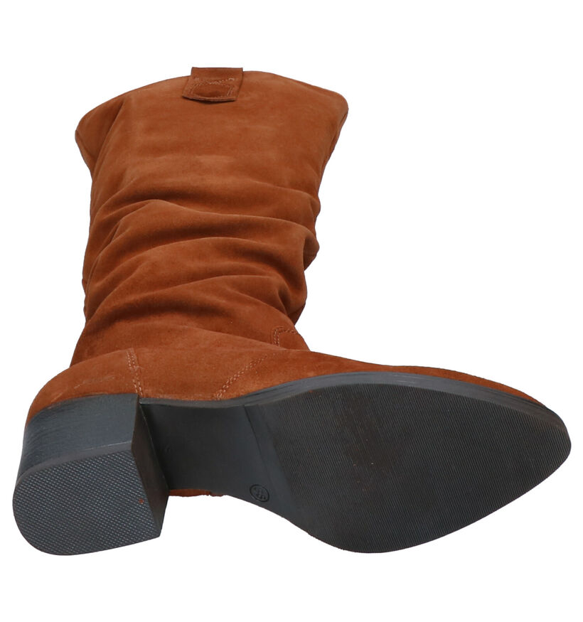Tamaris Cognac Lange Laarzen in daim (275206)