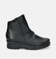 Mephisto Evangela Zwarte Boots met Sleehak voor dames (379078) - geschikt voor steunzolen