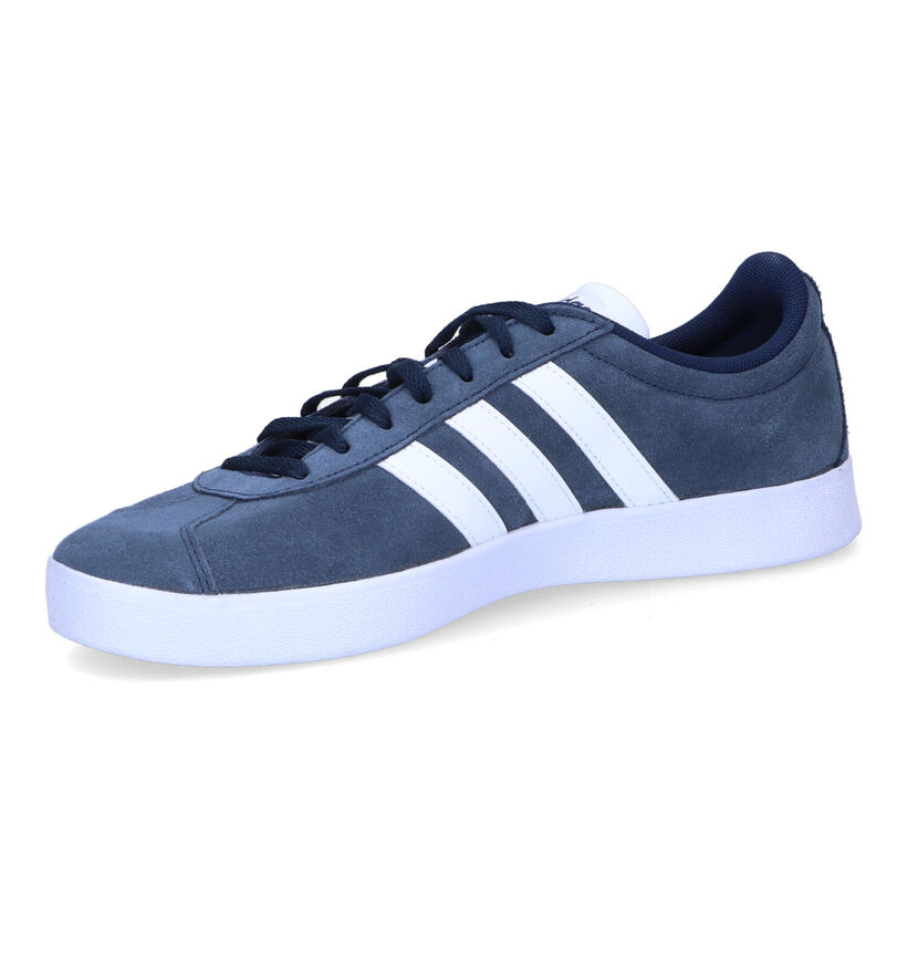 adidas VL Court 2.0 Baskets en Bordeaux pour hommes (326305) - pour semelles orthopédiques